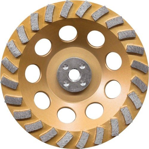 Stainless Steel Diamond Cup Grinding Wheel For Beveling And Molding Glass Abrasive Grit Size: 60