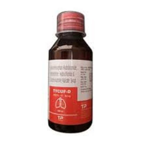 Medicine Grade Sugar Free Liquid Form Pharmaceutical Trcut-D Cough Syrup