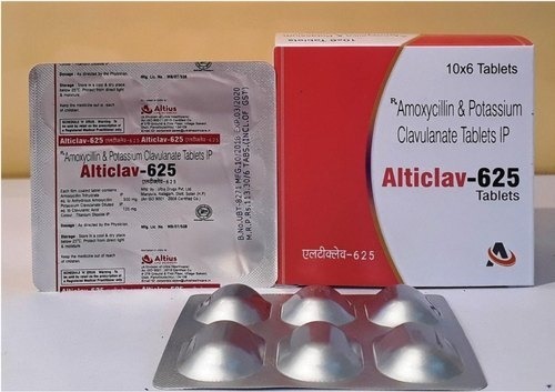 Alticlav 625 Tablets - Antibiotic Medication for All Ages | Prescription Required, Suitable for Hospital and Clinic Use