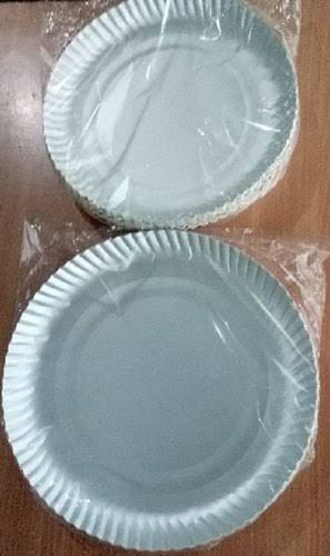 Disposable White Paper Plates