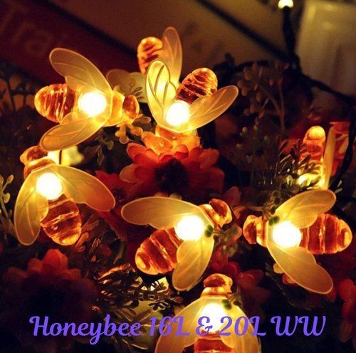 Yellow Low Power Consumption Diwali Decoration Honey Bee Design Light