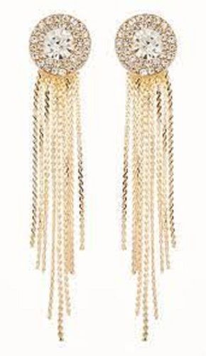 Fancy Design Golden White Earrings Sets For Occasion And Party Wear And Weddings  Gender: Women