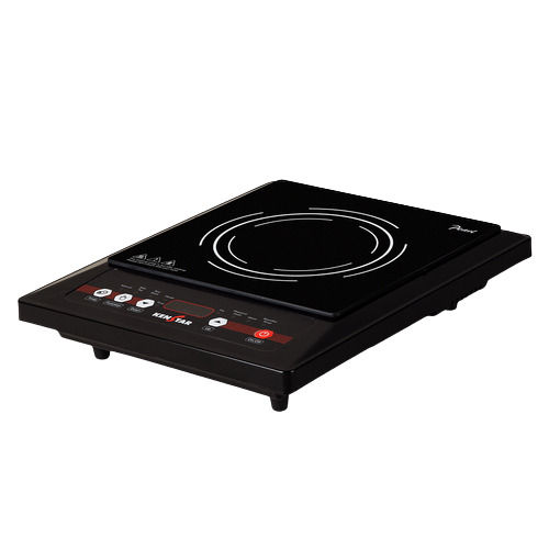 Joyful Effortless Electronic Glass Kenstar Pearl Induction Cooktop Used For Cooking