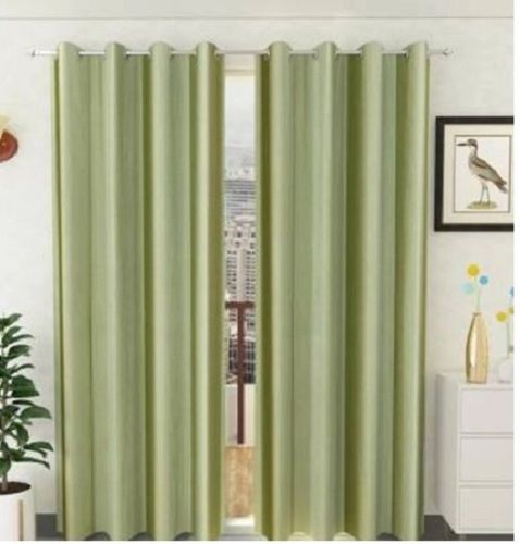 Plain Green Shining Floor Curtain Cloth