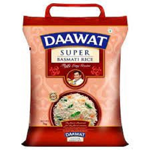 Super Basmati Rice - Long Grain White Color | Organic High Protein No Artificial Color 99% Purity