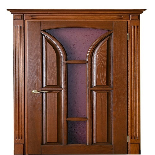Swing Open Style Modern Design Handmade Rectangular Solid Wood Door