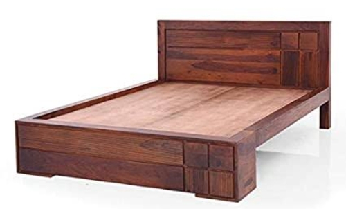 Eco Friendly Termite Resistance Teak Wooden Double Bed