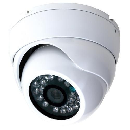 White Analog Dome Remote Control Camera Application: Restaurant