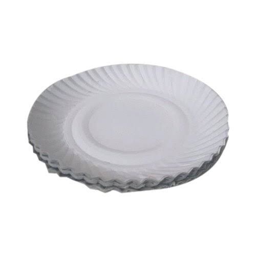 White Disposable Paper Plates