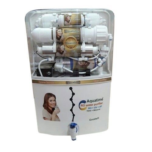 Plastic White Wall Mounted Ro+Uv+Uf+Tds Function Pure Aquatime Water Purifier