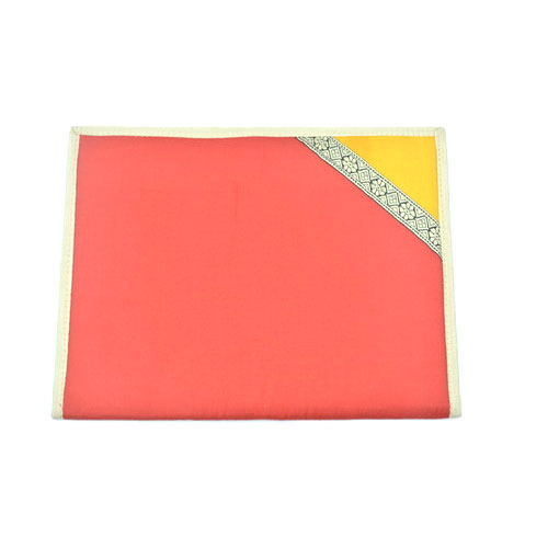 Easy Usage  Binding Rectangular Fabric Covered Sturdy Plastic File Folder For Office Use 