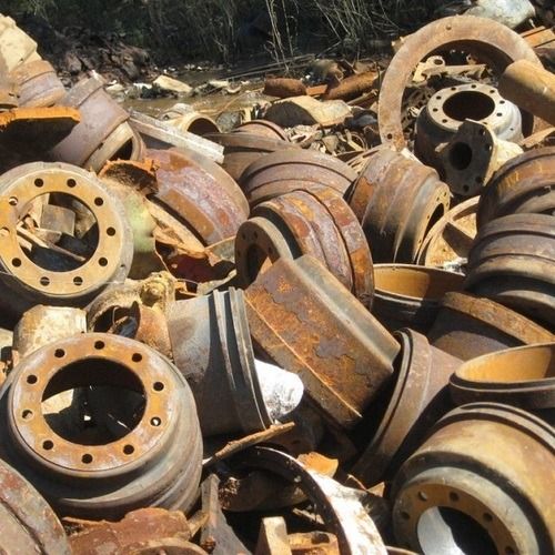 Brown 30 Mm Thickness Industrial Grade High Quality Iron Material Used Rail Wheel Scrap