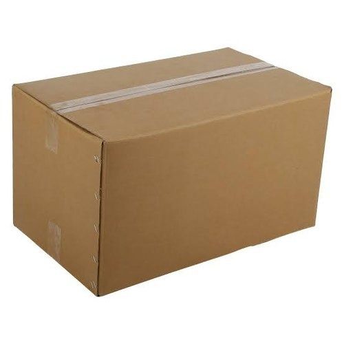 5 Ply Capacity 10 Kg Load Brown Rectangular Corrugated Cardboard Boxes