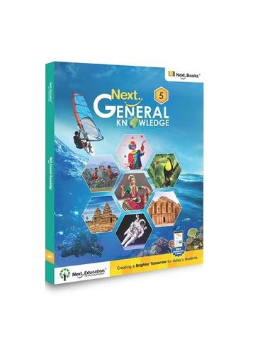 5th Class General Knowledge Books - A4 Size, Printed on Bright White Paper, Eco-Friendly and Lightweight, Ideal for Reading, Rack Mounted Storage, Moisture Resistant, Clean with Soft Cloth