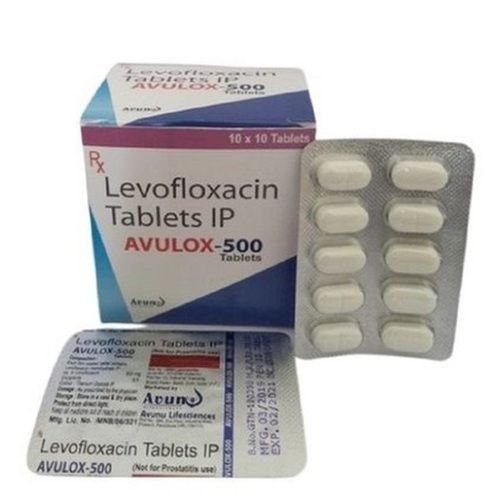 Avulox-500 Levofloxacin Tablets Ip For Bacterial Infections, 10X10 Blister Pack General Medicines