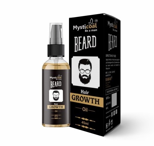 Beard Growth Oil - 100% Pure Organic Moisture-Resistant Oil, Free from Harmful Chemicals, Safe for All Hair Types