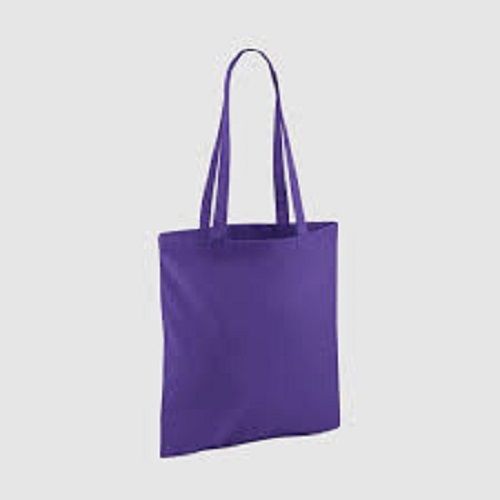 Biodegradable Washable Plain Cotton Bag For Shopping Capacity: 2 Kg/Hr