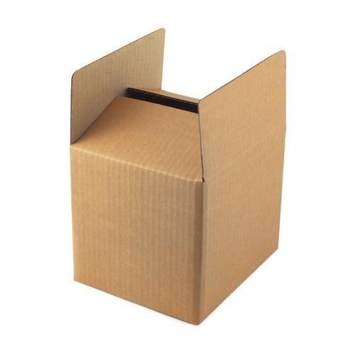 Brown Rectangular 4 Ply Moisture Proof Corrugated Cardboard Boxes