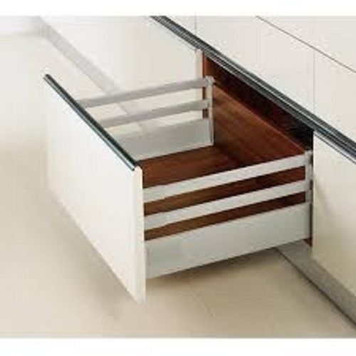 Stainless Steel Plain White Colour Rust Proof Kitchen Cabinet Drawer Carpenter Assembly