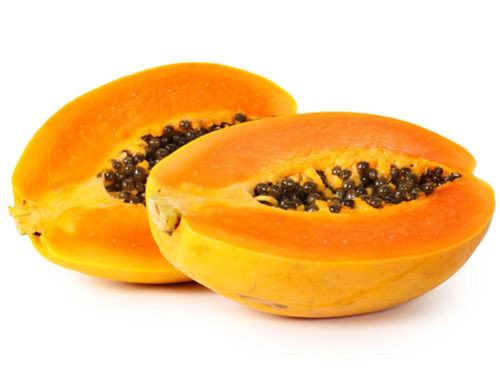 Yellow 100 Percent Natural Organic Fresh Papaya For Good Health