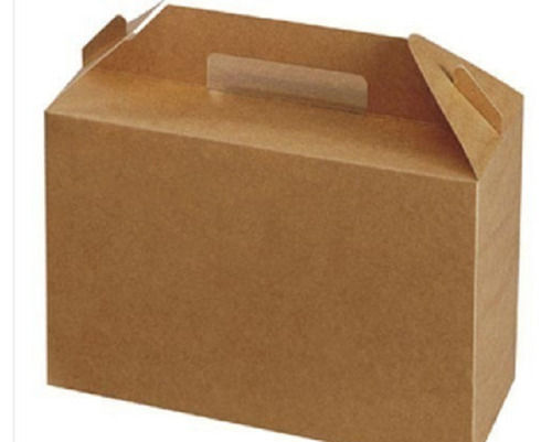 Brown Rectangle 5 Kilograms Capacity Paper Corrugated Carton Box 