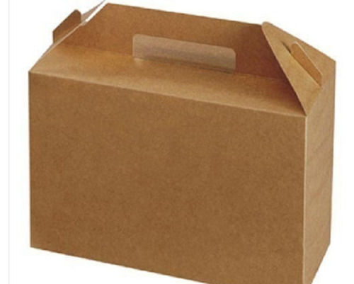 Brown Rectangle Shape Capacity 5 Kg Corrugated Paper Carton Box  Length: 8 Inch (In)