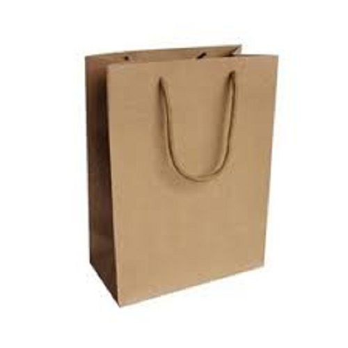 Brown Eco Friendly Light Weight Kraft Paper Bag