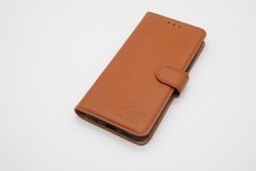 चिरस्थायी और ट्रेंडी सुपर मॉडल ब्राउन मोबाइल फ़ोन फ्लिप कवर