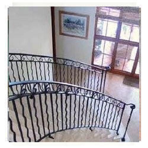 Elegant Design Iron Curved Staircase Railing