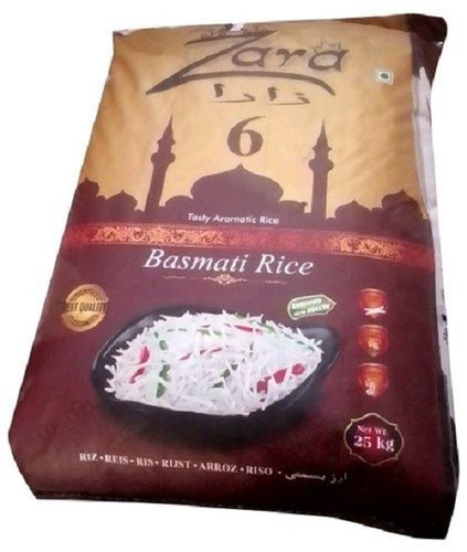 Medium Grain Highly Aromatic Organically Cultivated White Basmati Rice Crop Year: 2022 Years