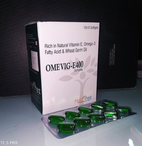 Omevig-E Vitamin E Wheat Germ Oil And Omega 3 Fatty Acid Softgel Capsules