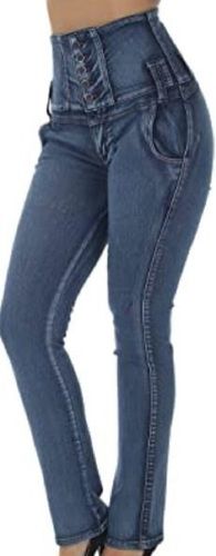 Stretchable And Comfortable High Waisted Stylish Denim Jeans For Ladies  Age Group: >16 Years