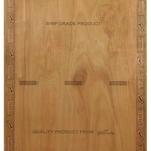 9 Mm Thickness Brown Rectangular Moisture Resistant Grade Ply Wood Board  Core Material: Poplar