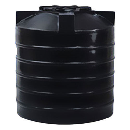 3500 Liter Leak Proof Cylindrical Black Plastic Water Tank Diameter: 40.5 Inch (In)