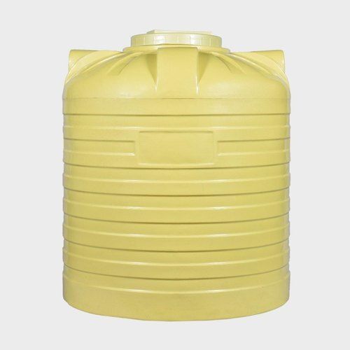 Extra Thick Unbreakable Strong Round Yellow Plastic Water Tank Diameter: 40.5" Length: 29.1" Inch (In)