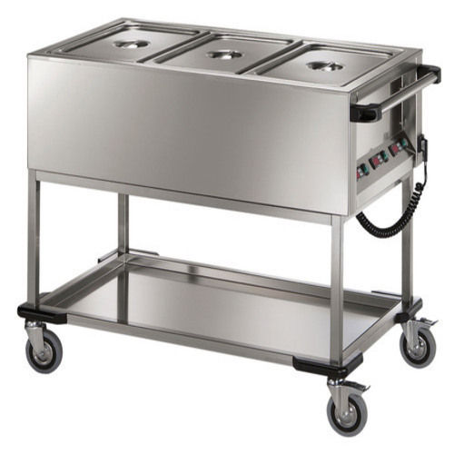 Low Electric Consumption And Three Chamber With Cover Bain Marie Hot Application: Construction