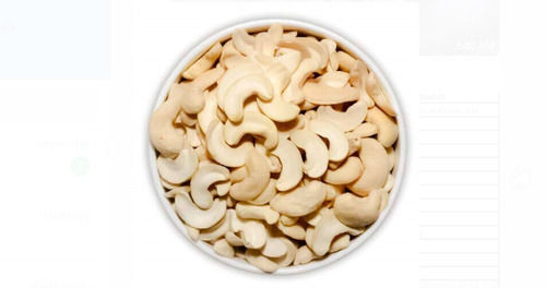 Pack Of 1 Kilogram Pure And Natural Cream Color Splited Cashew Nut With No Additives And Preservatives