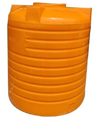 Thick Break Resistant Round Orange Plastic Water Tank Diameter: 1327.5 Inch (In)