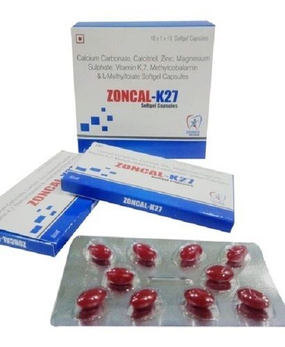 Zoncal-K27 सॉफ्टजेल कैप्सूल, Zonex हेल्थकेयर जनरल मेडिसिन