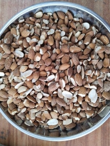 100 Grams Healthy And Tasty Brown Broken Natural Almond Nuts