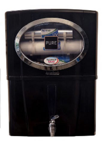 20 Liter Storage Capacity Wall Mounted Black Galaxy Aquafresh Ro Water Purifier