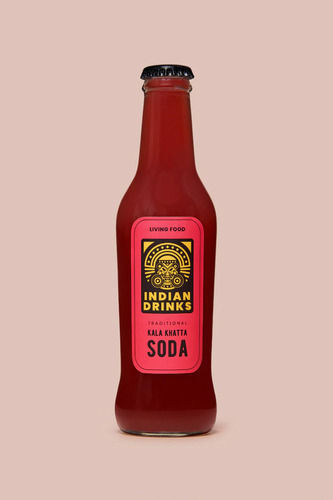 250 Ml Fresh Sweet And Tangy Kala Khatta Flavor 0% Alcohol Soda Water