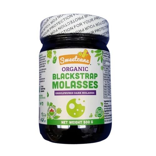 500 Gram Sweet Cane Organic Blackstrap Molasses