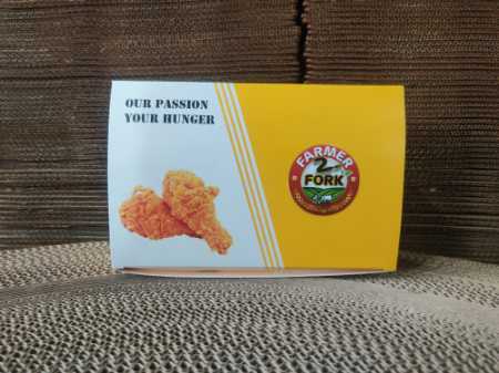 Eco Friendly Food Grade Customized Printed Paper Chicken Box