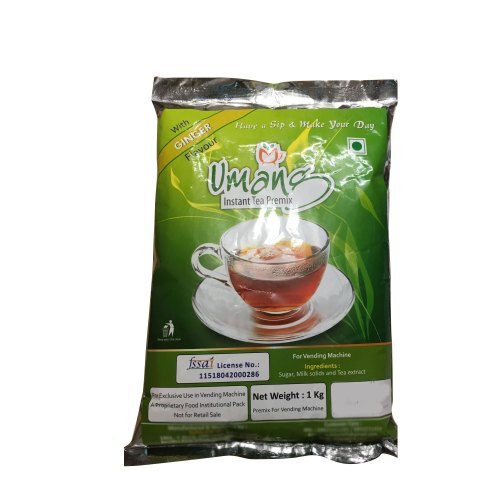 Ginger Flavor Instant Tea Premix - Instant Tea Powder Form, Brown Color, Medium Sugar Content | Easy To Make, Nice Aroma, No Added Preservatives, Rich In Taste