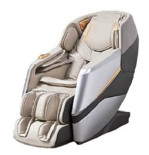 Relaxes Brain Light Gray Pu Leather Massage Chair