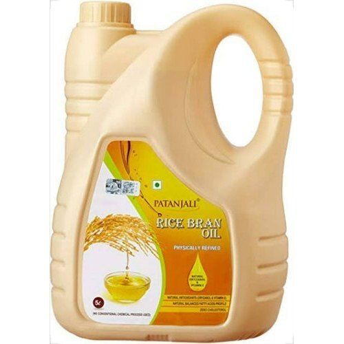 Low Fat Low Cholesterol Mono Unsaturated Patanjali Rice Bran Oil For Cooking Use