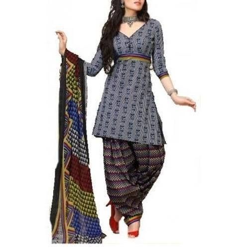 Buy Fashion Valley Women's dress material Cotton Printed Salwar