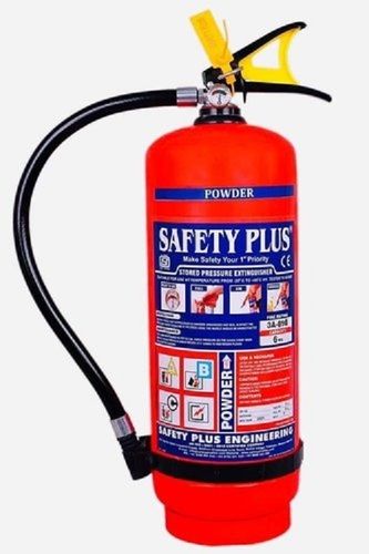 Red Dry Powder Fire Extinguisher Cylinder