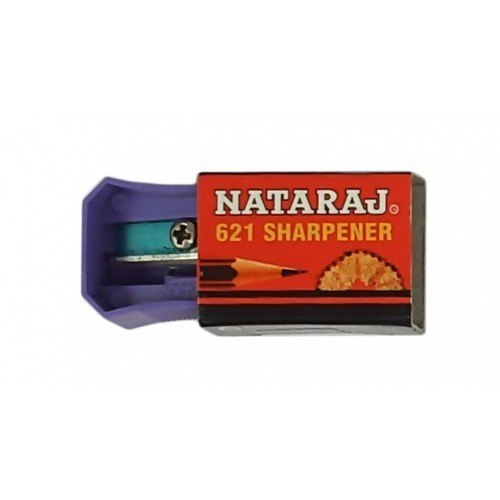Stainless Steel Blade Plastic Pencil Sharpener For School - Durable, New Condition | Natraj Plastic Sharpener, Perfect for Pencil Sharpening